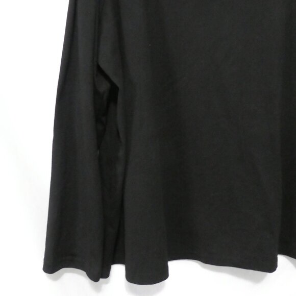 SHEIN - Curve | 2XL | Black V-Neck Top | Cut-Out and Embellished Bead Sleeves - Picture 6 of 14